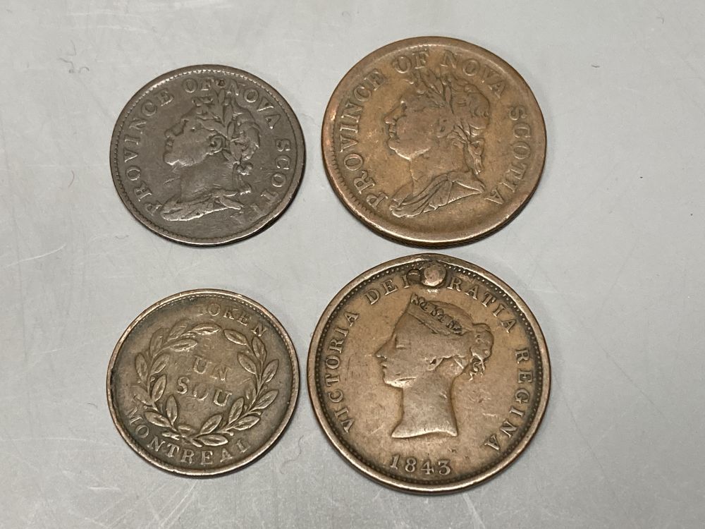 Canada, 19th century coins and tokens,